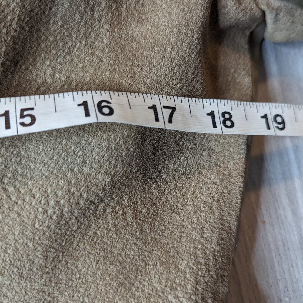 Vintage 70s Tan Faux Leather & Faux Fur Jacket Si… - image 13